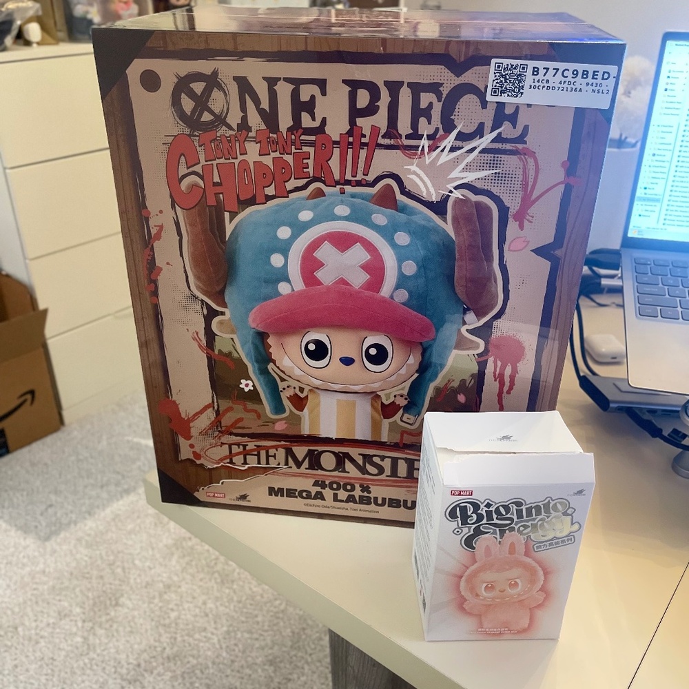 Authentic Labubu Mega 400% Tony Tony Chopper